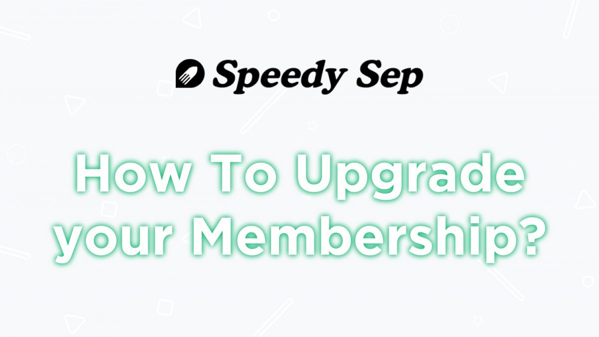 How to Upgrade Membership
